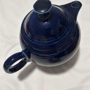 Fiestaware Cobalt Blue Teapot
